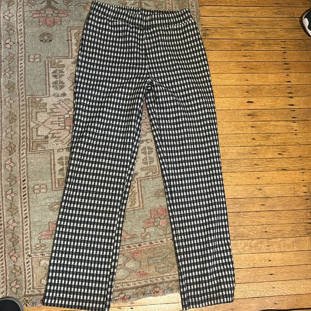 Soft wool like feel skinny cropped pants
